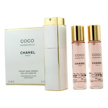Dámský parfém Chanel Chanel Coco Mademoiselle Twist and Spray, Parfumovaná voda 3x20ml - Tester p Parfumovaná voda
