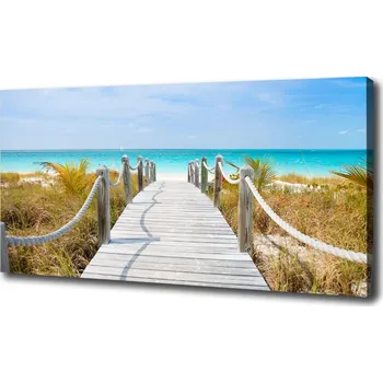 Obraz Foto obraz na plátně Stezka nad mořem