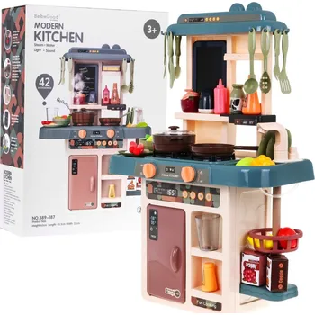 Dětská kuchyňka Velká dětská kuchyňka s příslušenstvím 42 ks
