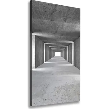 Obraz Vertikální Foto-obraz canvas na rámu Betonový tunel
