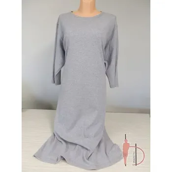 Dámské šaty saty na doma, Barva Tmavě modrá, Velikost XXXL, Materiál 96%Ba 4% Lycra