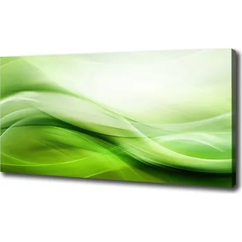 Obraz Foto obraz tištěný na plátně Zelené vlny pozadí
