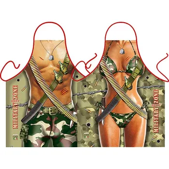 Kuchyňská zástěra Zástěry Voják a Vojákyně