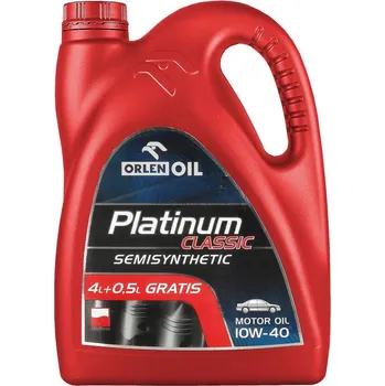 Motorový olej ORLEN PLATINUM CLASSIC SEMISYNTHETIC 10W-40 4,5L