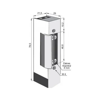 Příslušenství k oknu DAB Trade Elektrický otvírač 1768 12-24AC/DC nízkoproudový ve 12V