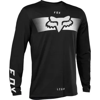 cyklistický dres FOX Volný dres Ranger Dri-Release LS Off Road Jersey - Black XL