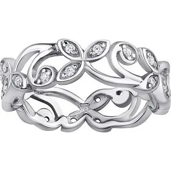 Prsten Stříbrný prsten Sarabi s Brilliance Zirconia velikost obvod 50 mm JJJ0878R-obvod 50 mm