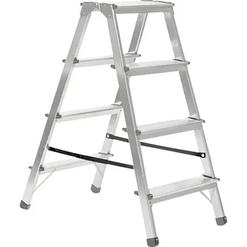 Schůdek Hliníkové schůdky oboustranné 2 x 4 KAISERTHAL, do 150 kg