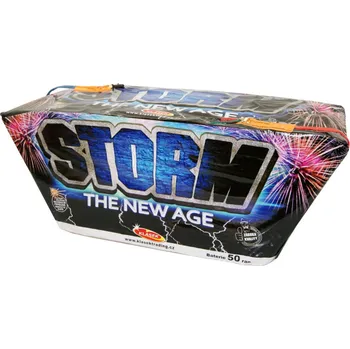 Zábavní pyrotechnika Kompakt 50 ran / 30mm Storm X4 šikmý