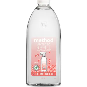 Univerzální čisticí prostředek METHOD antibac univ. čistič 2L Peach, náhr. balení (K doplnění spreje až 2,5x)