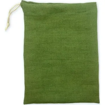 Karnevalový doplněk imago Lněný pytlík - větší, barva písková