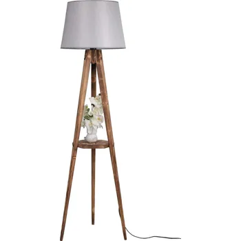 Stojací lampa Stojací lampa Sehbali V 160 cm hnědá/šedá