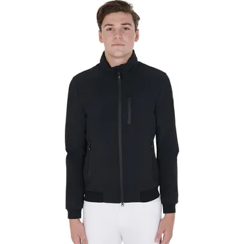Pánská parka EQUESTRO Bunda Bomber Equestro, pánská, černá XS