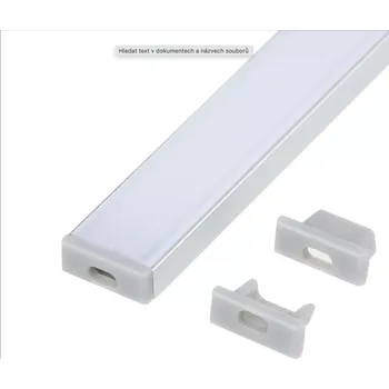 LED lišta T-LED Koncovka profilu - s dírou