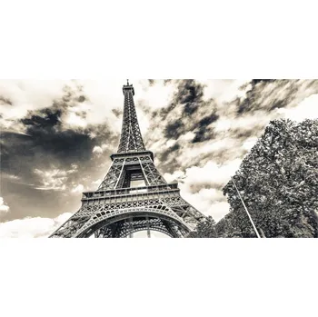 Obraz Foto obraz skleněný horizontální Eiffelova věž Paříž
