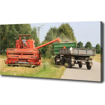 Obraz Foto obraz na plátně Kombajn