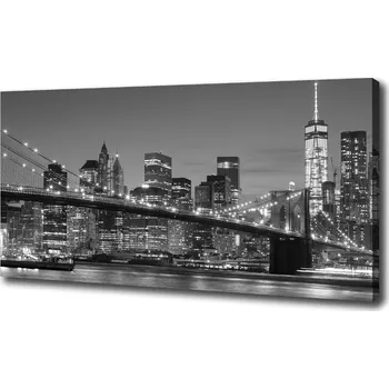 Obraz Moderní obraz canvas na rámu Manhattan noc