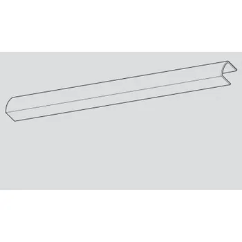 Příslušenství k oknu GEZE OL 90N Profil krycí 6000 mm, černý