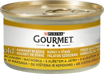 Krmivo pro kočku Purina Gourmet Gold paštika s krůtou 85 g