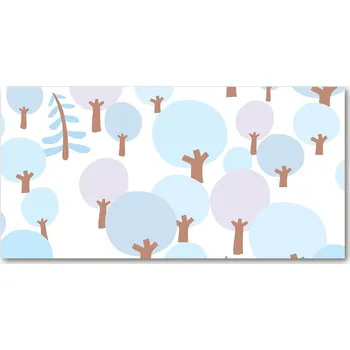 Obraz Moderní skleněný obraz z fotografie Barevné stromy