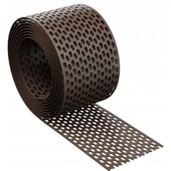 Ochranný pás Eurovent EAVES GRATE Barva: 8019 - hnědá, Rozměr mřížky: 50x5 bm