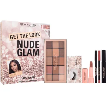 Kosmetická sada Makeup Revolution London Get The Look Nude Glam dárková sada