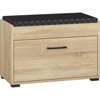 Botník Botník se sedákem dub sonoma CARO 03