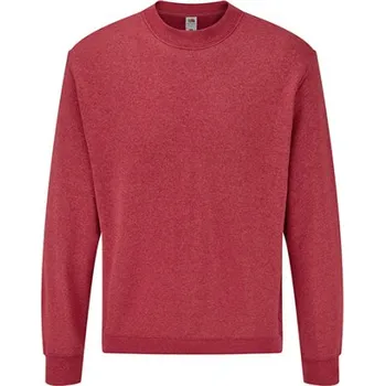 Pánský svetr Fruit of the Loom Pánská mikina 62-202-0 Heather Red M