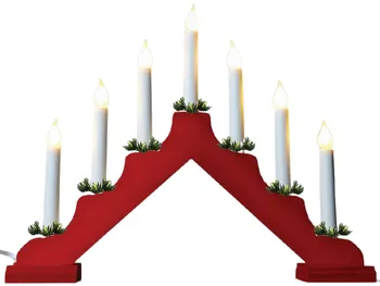Vánoční svícen Exihand 2262-510.T 7 LED teplá bílá 30 cm