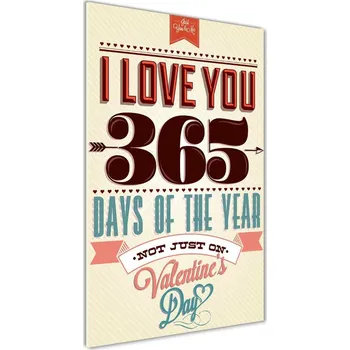 Obraz Vertikální Foto obraz sklo tvrzené Valentýn