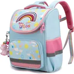 Dětský školní batoh Follow Dream Modrý 13L, Model S přívěškem Lifestyle 97k-cube