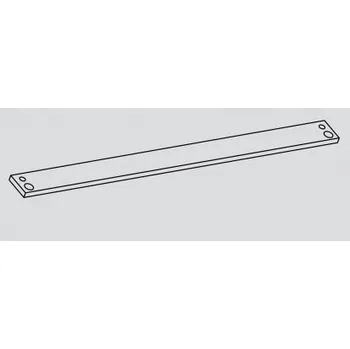 Zavírač dveří Montážní deska pro kluznou lištu Standard stříbrná