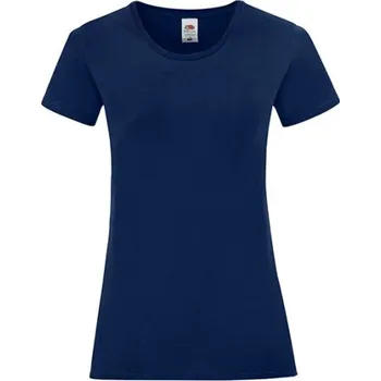 Dámské tričko Fruit of the Loom Dámské triko 61-432-0 Navy M