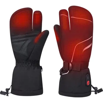 Rukavice Bezdoteku Vyhřívané rukavice tříprsté Savior černé vel. XXL