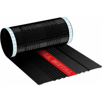 Střecha Hliníkový odvětrávací hřebenový pás Eurovent ROLL METAL NEW Barva: 9005 - černá, Rozměr role: 300 mm x 5 bm