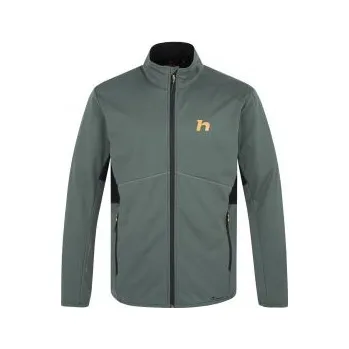 Pánská softshellová bunda Hannah NORDIC balsam green/anthracite XXL; Zelená bunda + DÁREK DLE VÝBĚRU!
