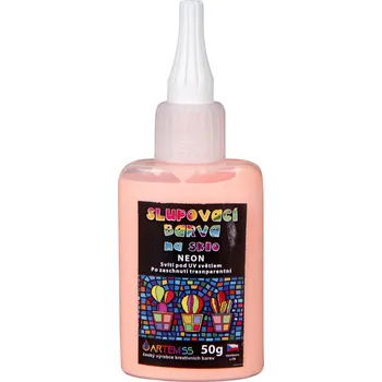 Výtvarná barva ARTEMISS Slupovací barva NEON Vyberte velikost: 50g, Vyberte odstín: 73 neon oranžová