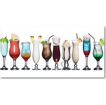 Obraz Foto obraz skleněný horizontální Sada drinků
