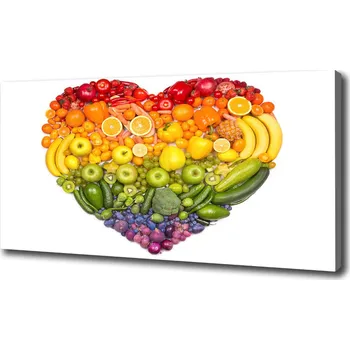 Obraz Foto obraz na plátně Zeleninové srdce