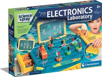 Dětská vědecká sada Clementoni Dětská laboratoř velká elektronická sada