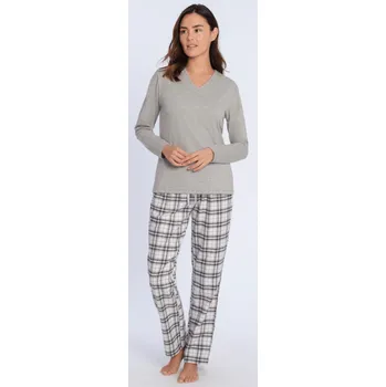 Dámské pyžamo Guasch Nuria šedé M