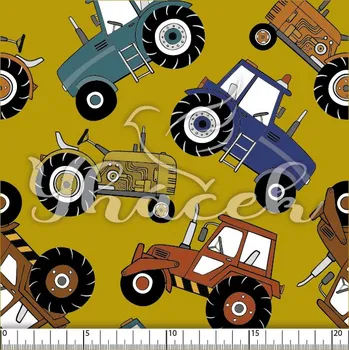 Fleece antipiling, Traktory na hořčicové