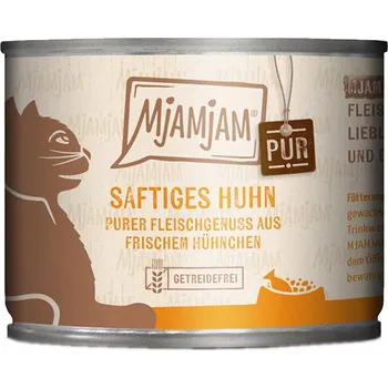 Krmivo pro kočku MjAMjAM ryzí požitek z čistého šťavnatého kuřecího masa 24x200g