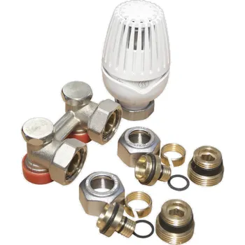 Giacomini Sada pro tělesa VK - rohová, včetně termostatické hlavy R460H, R388SH-6 1/2" x (16 x 2)