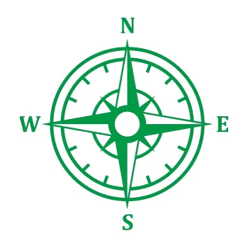 Samolepící dekorace Kompas 004 (12 - zelená) SAMOLEPKA NA AUTO, NÁLEPKA, FÓLIE, POLEP, TUNING, VLASTNÍ TEXT, TISK, AUTOSAMOLEPKY.cz, POLEPY, OBRÁZEK, LOGO, 3D STICKERS