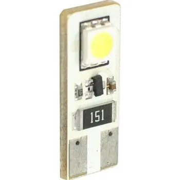 Autožárovka M-TECH POLAND | 2x Dioda LED L301 - W5W 2xSMD5050 CANBUS bílá LB301W, 51059