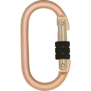 Horolezectví Kratos ocelová karabina se šroubovacím zámkem / FA5010117 pr.10mm, otevření 18mm