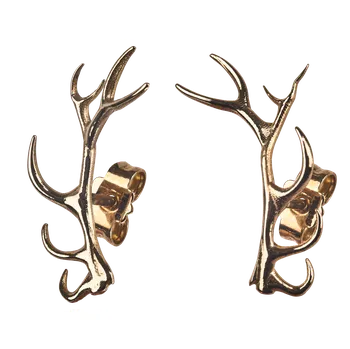 Náušnice Zlaté náušnice TETRAO jelen shozy