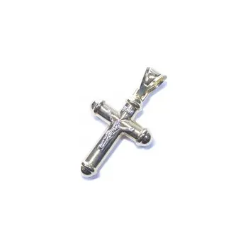 Přívěsek Zlatý masivní kříž s Kristem v kombinovaném zlatě