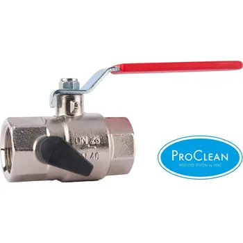 Vodovodní kohout Herz Kulový kohout TOP s vypouštěním DN15, 1/2" páka PN40, 1240201